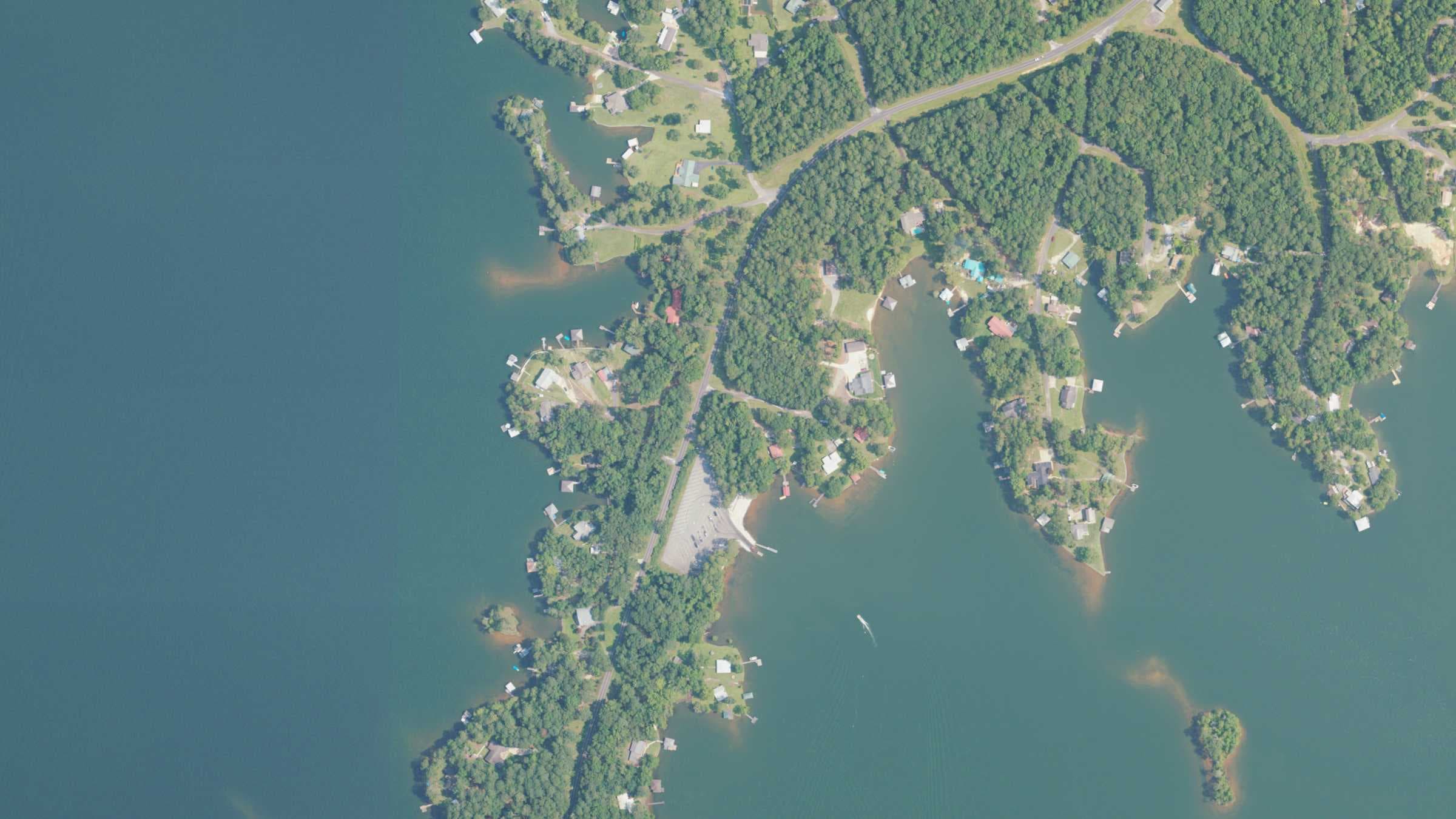 Aerial view of Lake Martin at Smith Landing, Dadeville