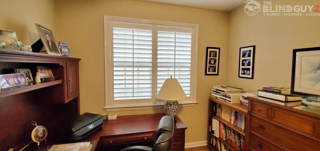 White Wood Faux Blinds Peachtree City GA